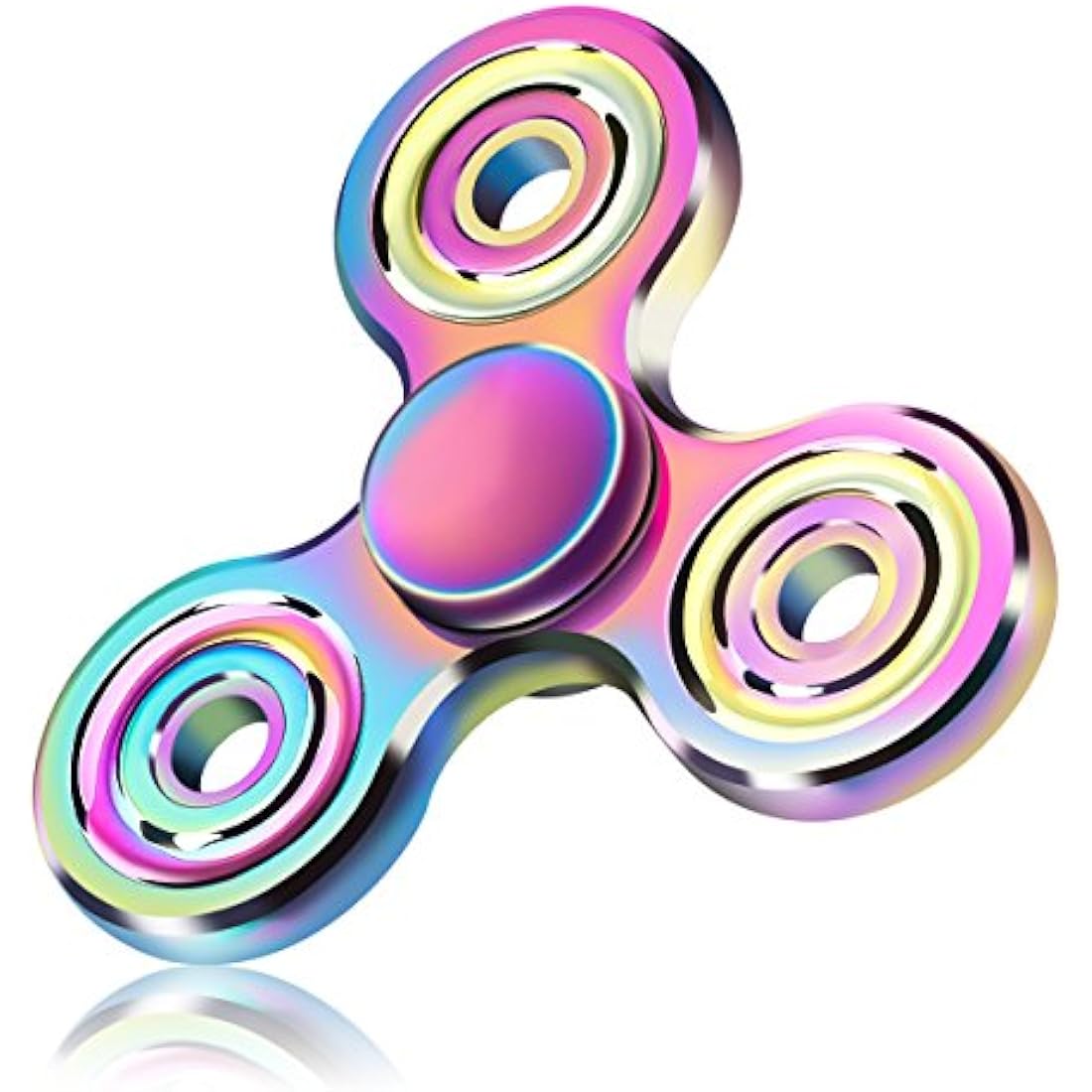 Vunake Fidget Spinner Fidget Toys Hand Spinner for Kids Adults Stainless Steel Bearing High Speed 3-5 Min Spins Precision Brass Tri Finger Gyro Toy EDC ADHD Focus Anxiety Stress Relief Sensory Toys