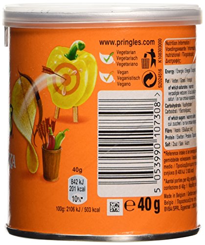 Pringles Cheese and Onion Crisps 190 g (Pack of 18)