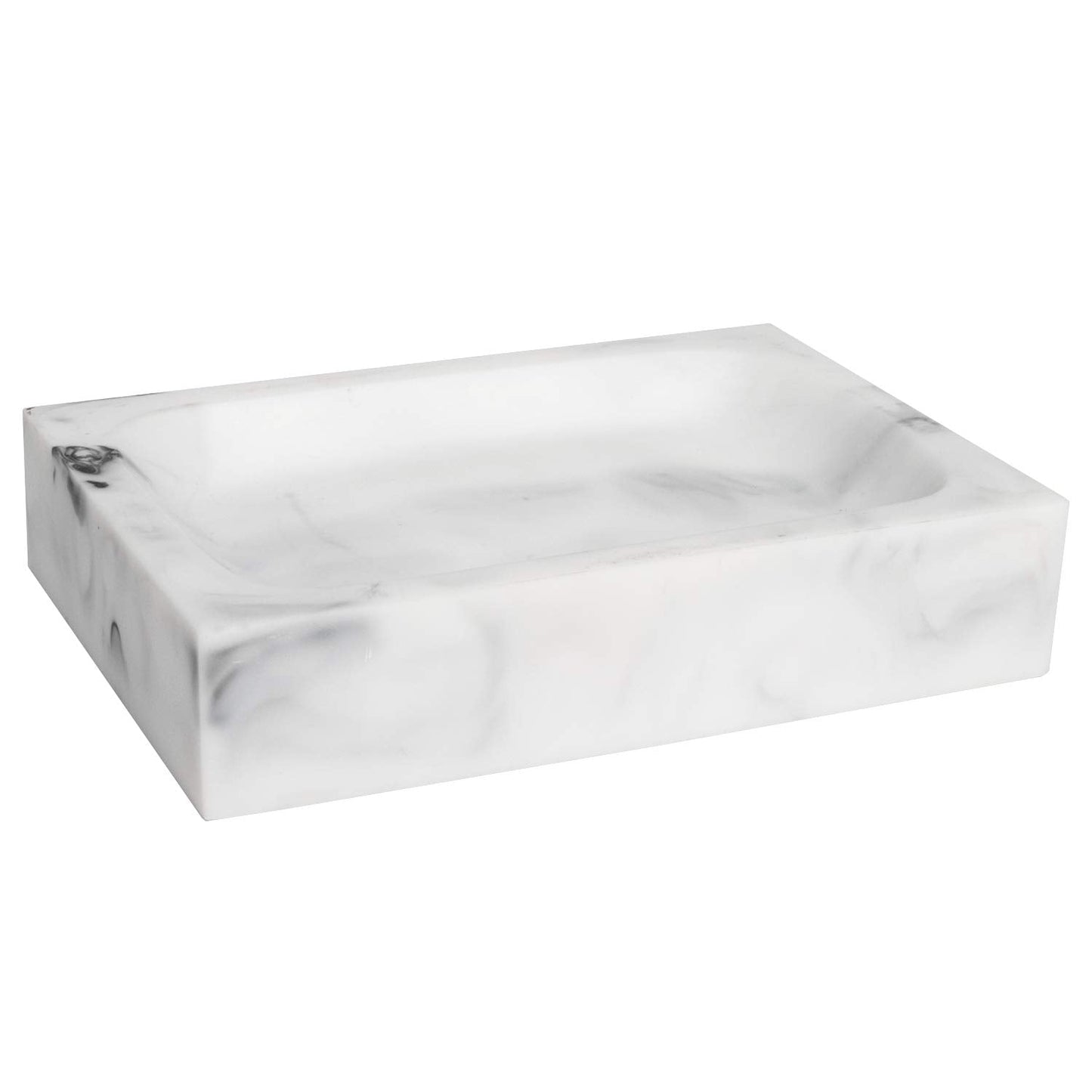Sweet Home Collection Contemporary Decorative Beautiful Designs Bath Shower Tub D?cor, Resin, Plaza, Soap Dish