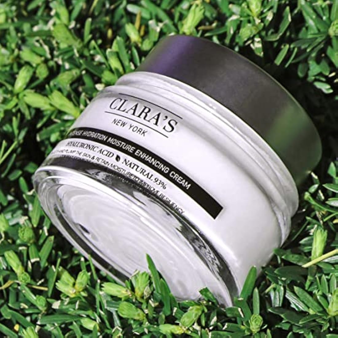 Clara's New York Intense Hydration Moisture Enhancing Cream, Anti-Aging Hyaluronic Acid Face Cream to Smooth and Plump Skin, Retains Moisture, Suitable for All Skin Types 50ml