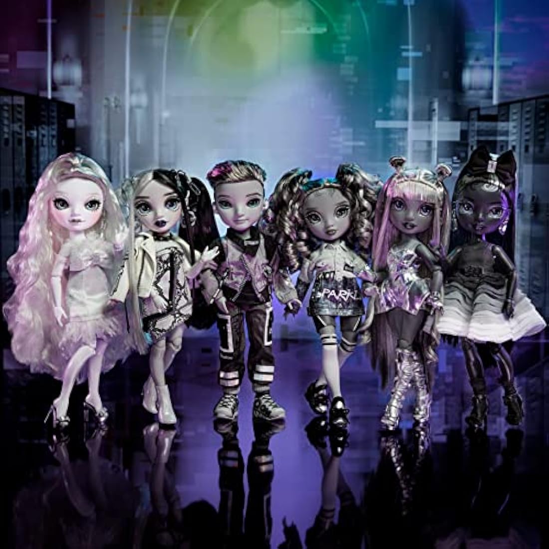 Rainbow High Shadow High Series - ASH SILVERSTONE - Greyscale Fashion Doll With Slick Black Hair, Two Designer Outfits, & Accessories - Collectable - For Kids Ages 6+