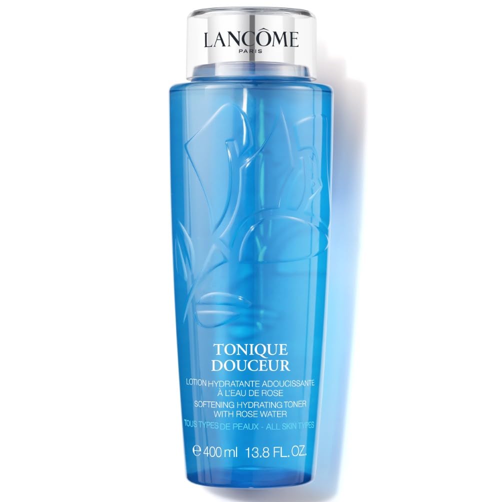 Lanc?me Tonique Douceur Alcohol-Free Toner, Softening & Hydrating Facial Toner with Rose Water, For Normal to Combination & Sensitive Skin, Soften &