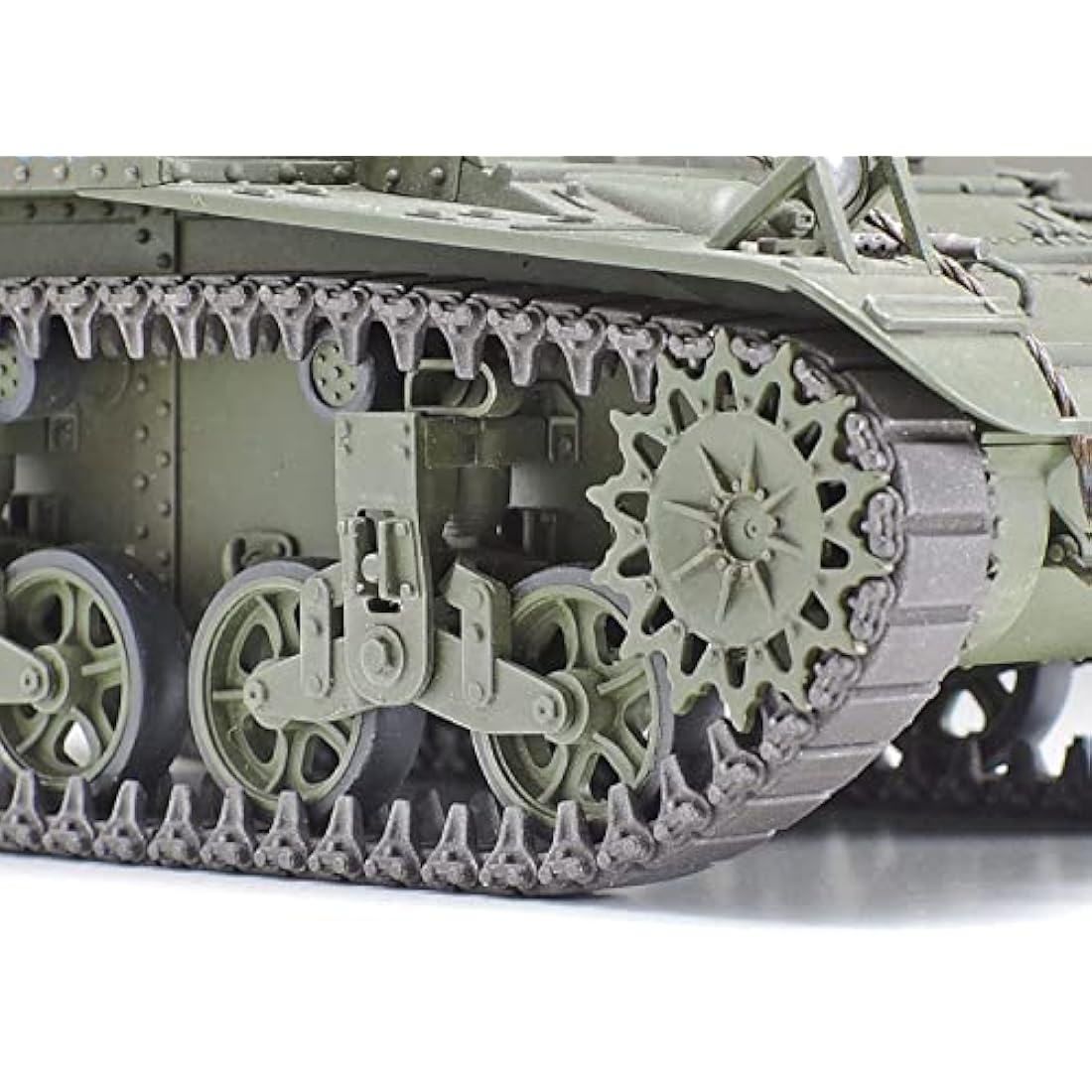 TAMIYA 35360-1:35 US M3 Stuart Late Production, Model Building, Plastic Kit, Hobby, Crafts, Gluing, Model Kit, Model, Assembly, Unpainted