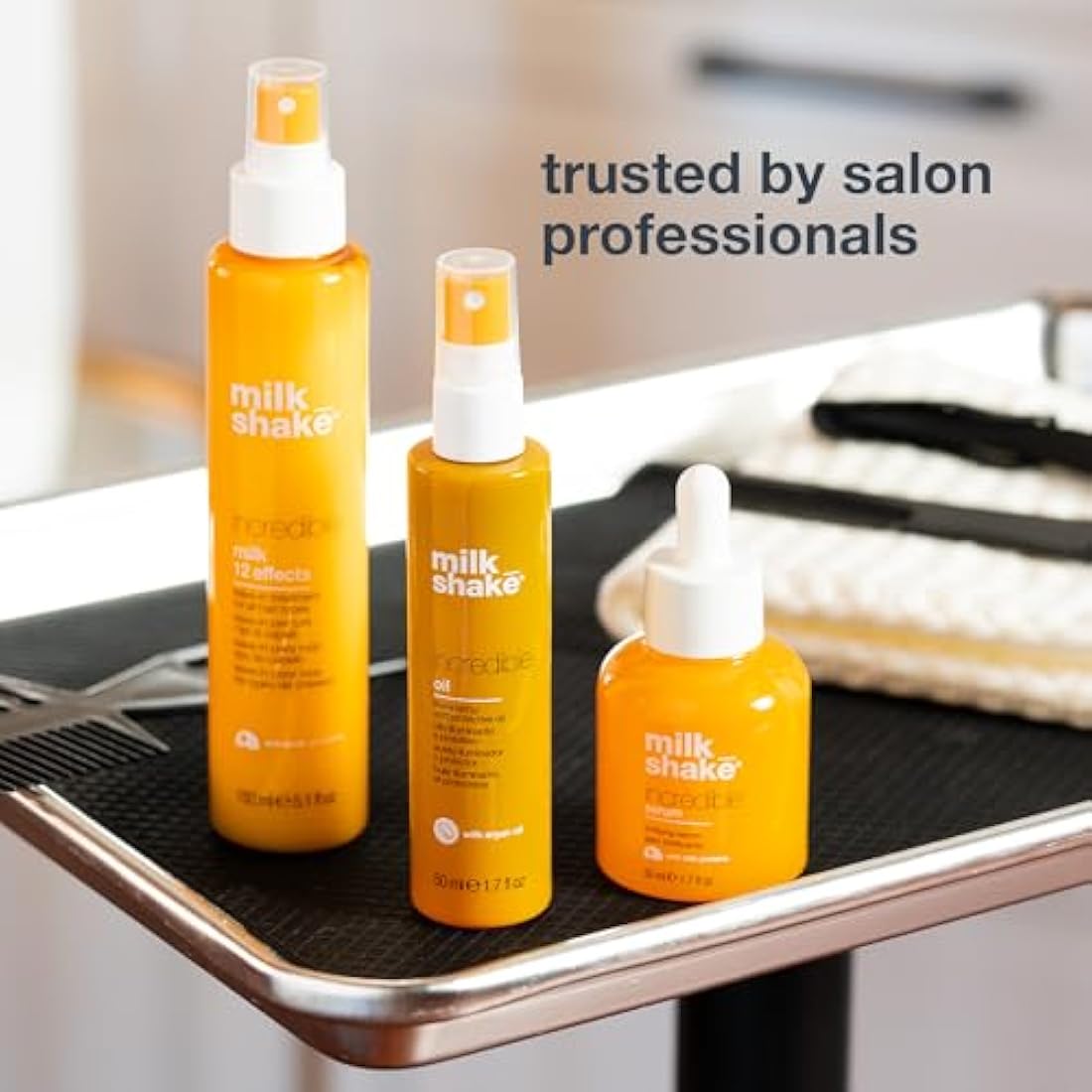 milk_shake | Incredible Oil 50 ml, Illuminating and Protective Hair Oil, for Softer, Lighter and Shinier Hair, Made in Italy
