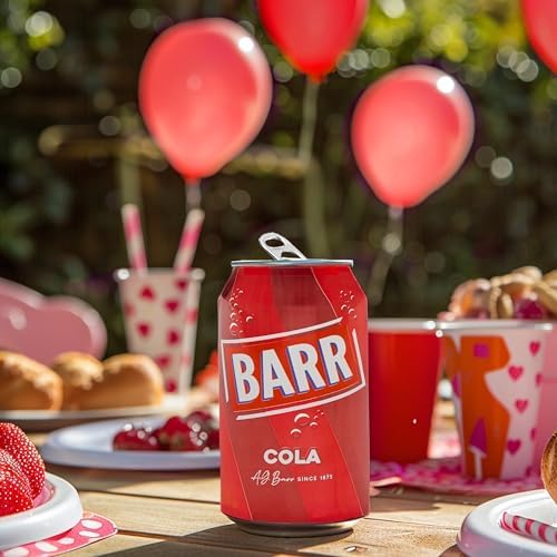 BARR since 1875, Classic Cola, 24 pack Fizzy Drink Cans, Low Sugar, 24 x 330 ml