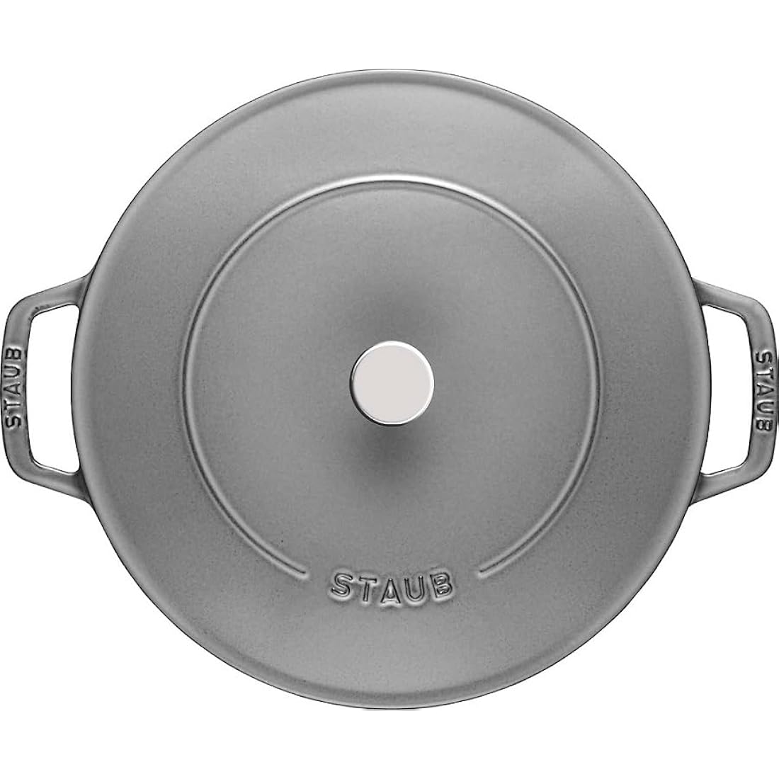 STAUB Cast Iron Chistera, Grey, 24 cm