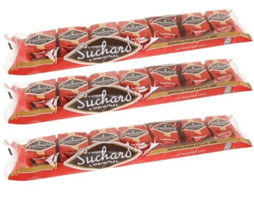 French Rock Milk x 7 Suchard-Rocher au Lait x 7- 3 x 245 gr - 7 Serves