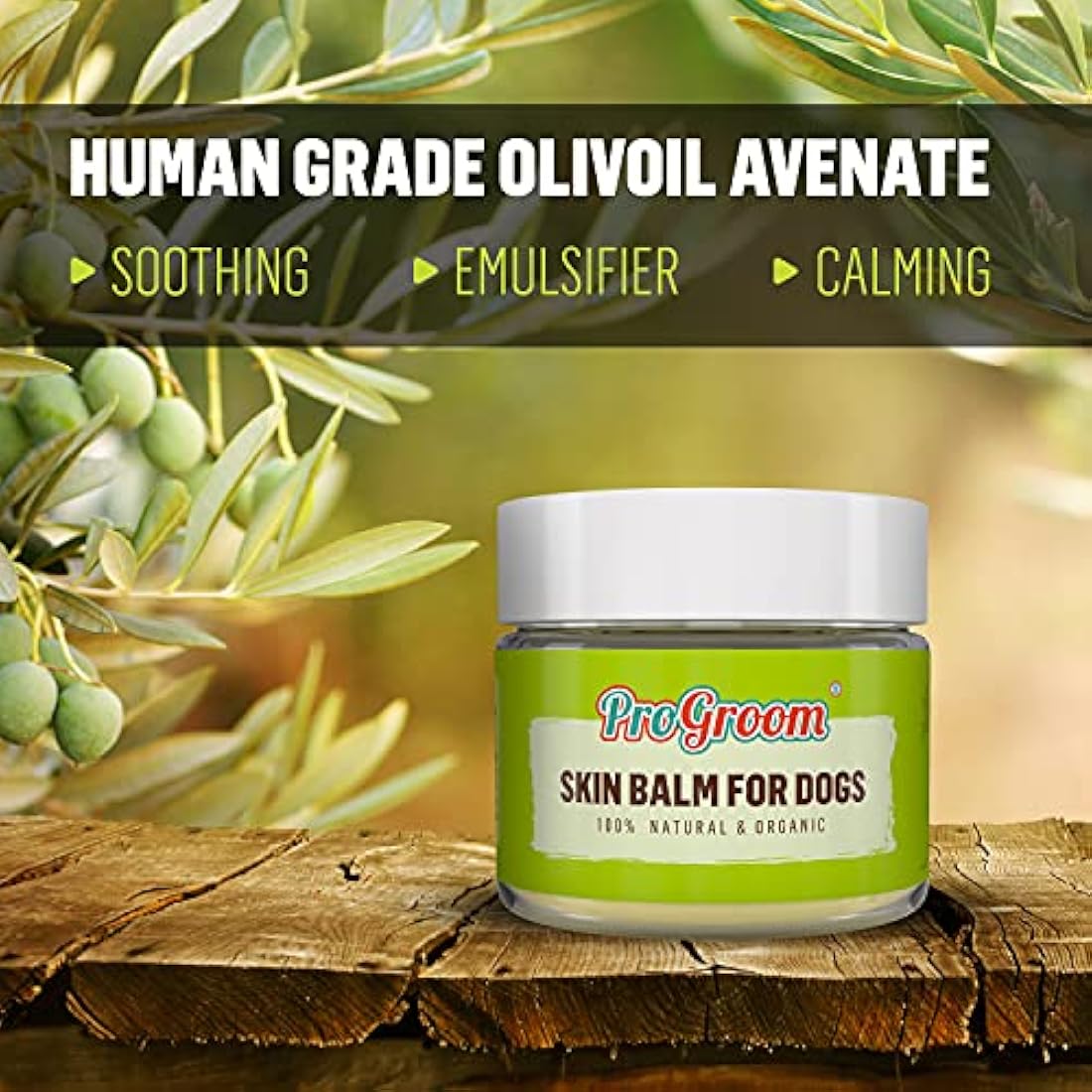 Dog Skin Balm for Itchy Skin - Natural and Organic Ointment for Dogs - Itchy Dog Balm Safe for Licking