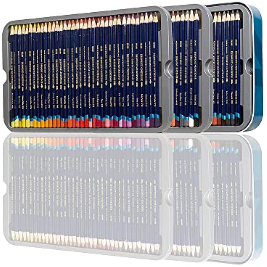 Derwent Inktense Pencils Art Set, 100 Permanent Watercolour Pencils Set in Tin, Premium Coloured Pencils for Adults, Water-Soluble Indelible Pencil Collection, 4mm Core, Professional Quality (2306130)