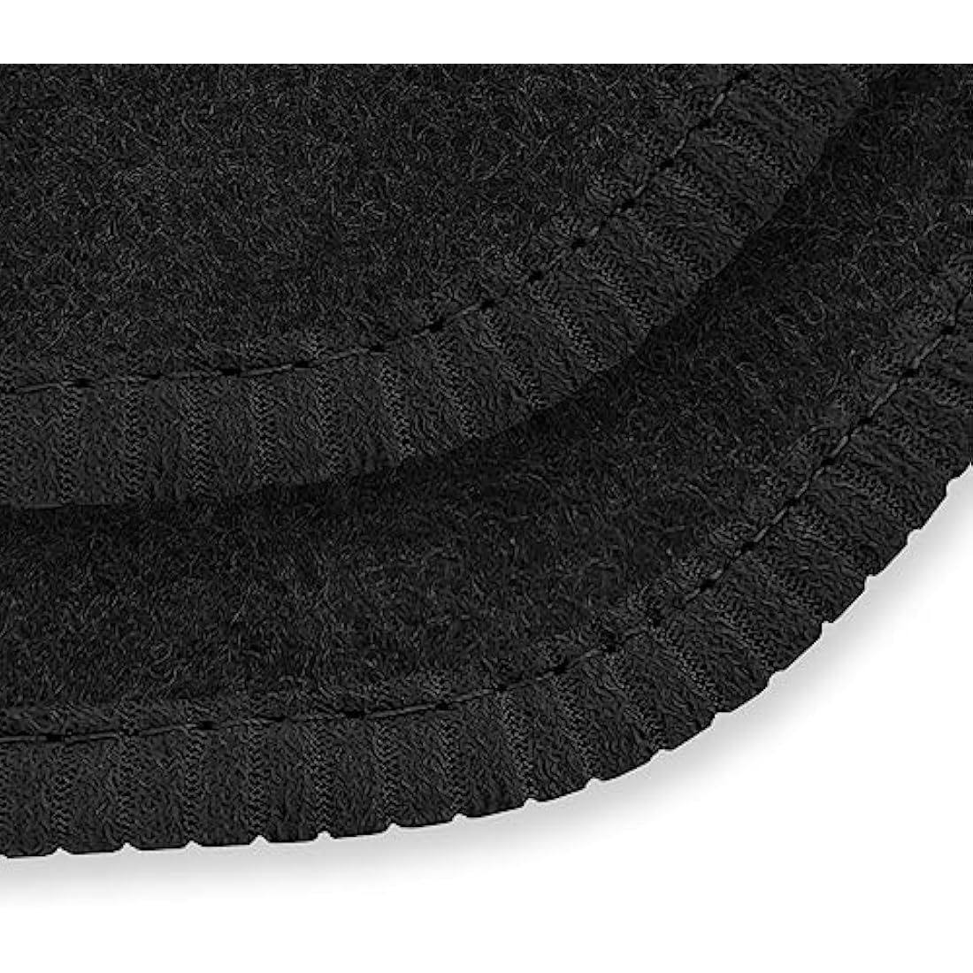 Car Mats FOR Land Rover Discovery Sport 2015-2019 Black Carpet - Black Ribbed Trim - Black Rectangle Heel Pad [SAPP-1650]