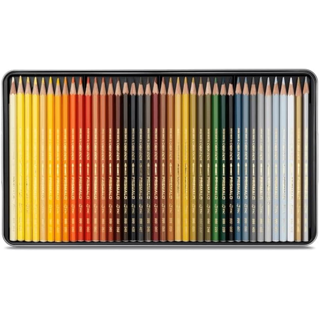 Caran Dache Metal tin with 80 Assorted Colours