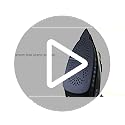 Russell Hobbs Steam Iron [3100W, 210 g/min extra steam boost, 70 g/min steam] Power Steam (350ml, ceramic soleplate, self-cleaning & spray water function, anti-limescale, drip stop) 20630