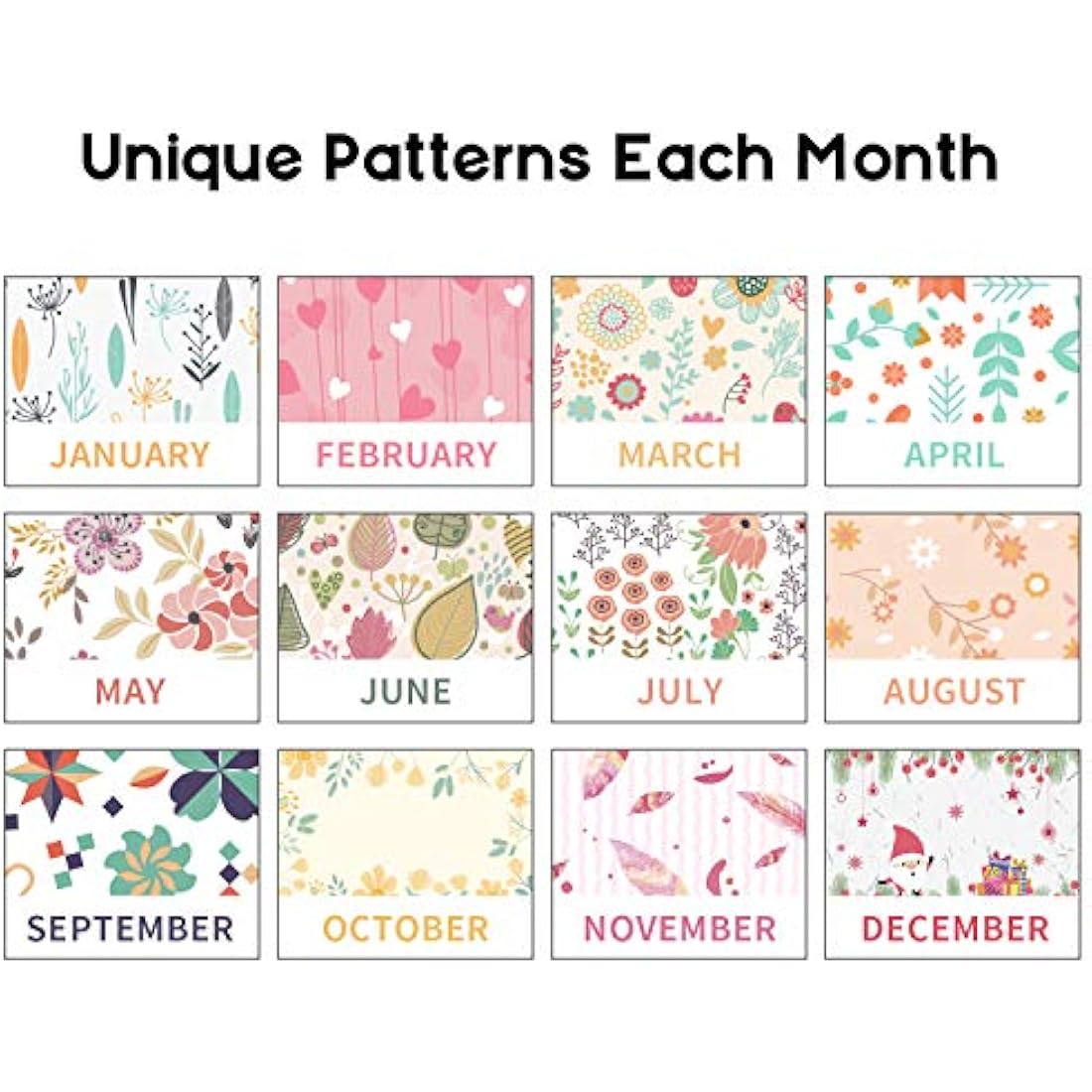 MOKANI Desk Calendar 2025-2026, Small Standing Desktop Calendar (Jul.2025-Dec.2026), Academic Monthly Planner with 234 Stickers and Multi-country Holidays Marked- 20.5 X15cm
