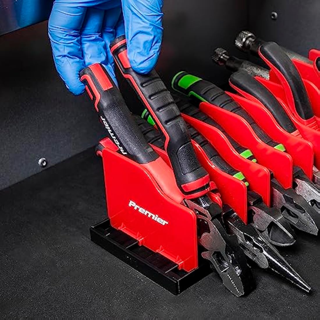 Sealey PR02 Pliers Rack, Red, 300mm