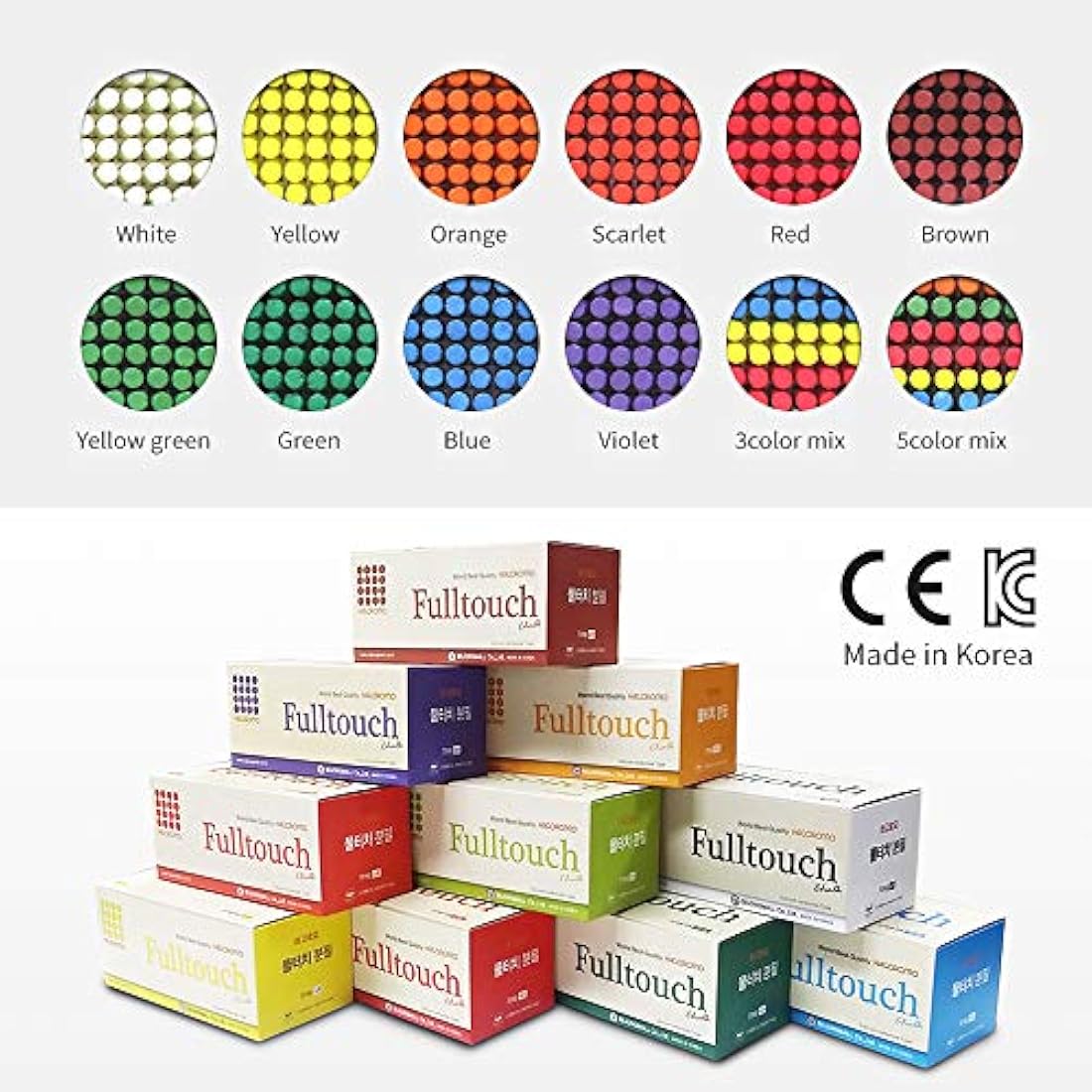 Hagoromo Fulltouch Chalk 1Box (72Pcs) White