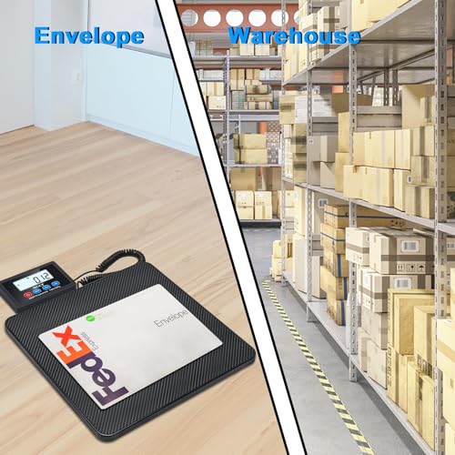 ACCT Postage Scale 440lb, Mail scale, Digital Postal Scale with hold/tare function, Auto-off，Shipping scale for packages/small business/luggage/office