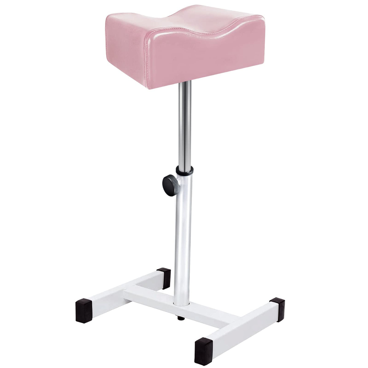 Kalolary Adjustable Pedicure Stool for Pedicure Professional Pedicure Stool for Salon Spa Salon Foot Support for Pedicure Manicure Beauty (Pink)
