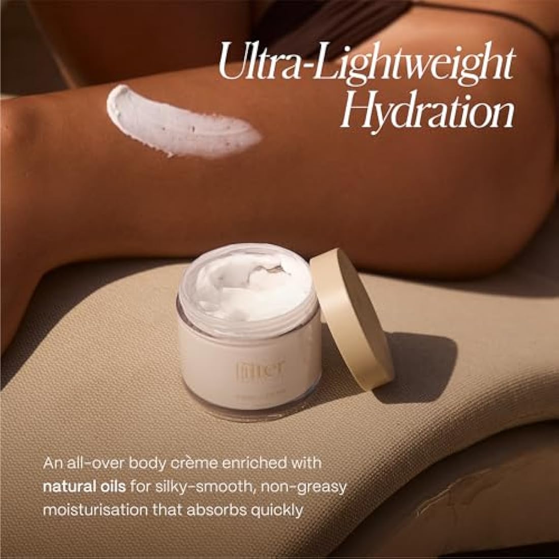 Filter by Molly-Mae Body Crème | Ultra Hydrating Body Moisturiser | Tan Extending Cream | Anti-Inflammatory | Shea Butter | Softens & Smooths Skin