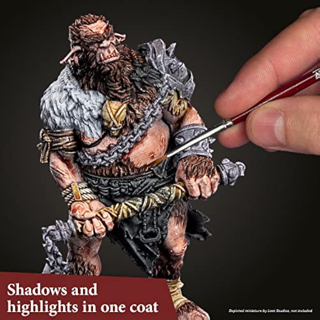 The Army Painter, Speedpaint 2.0 Starter Set Combo, Beginner Paint Set, 10 x 18 ml Acrylic Contrast Paints incl. 2 Free Brushes for DnD and Warhammer Miniature Figures