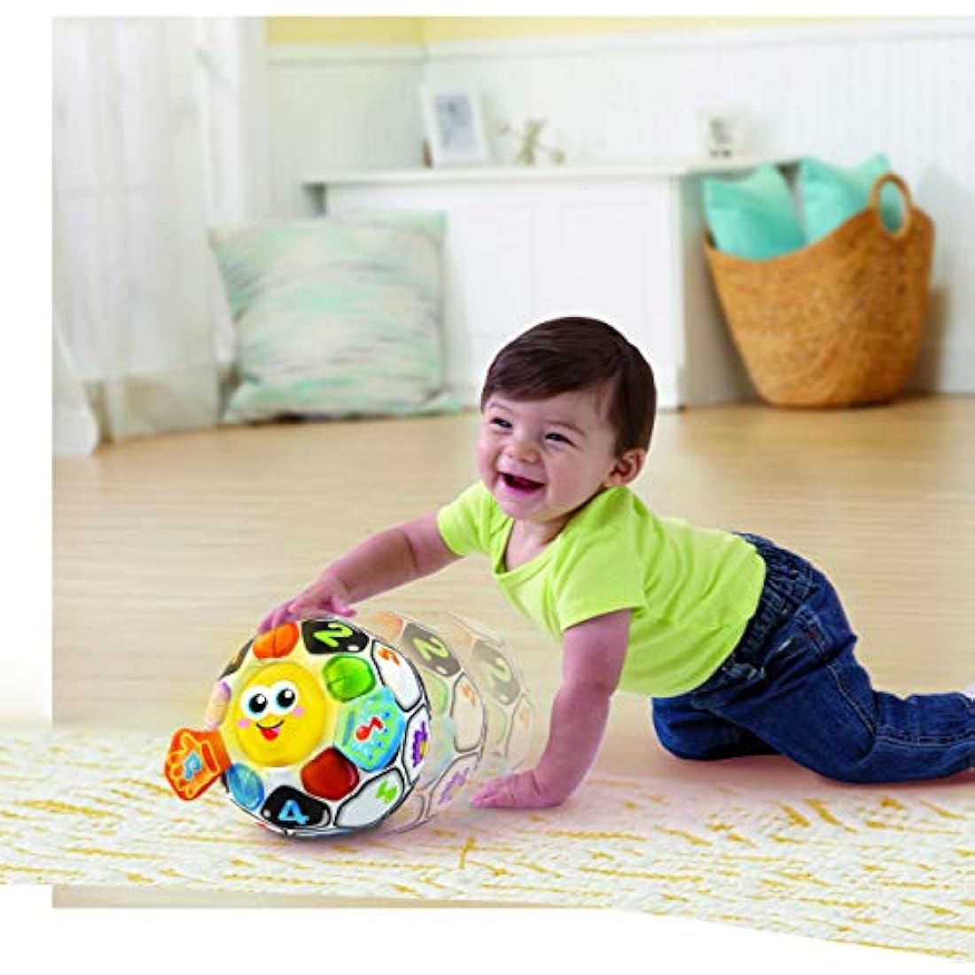 VTech My 1st Football Friend, Football Toy for Sensory Play, Interactive Educational Toy with Learning Games, Suitable Gift for Boys and Girls Aged 1 2 3 Years Old