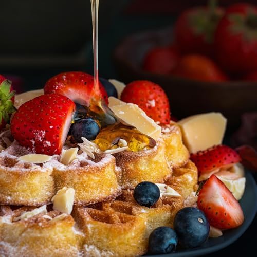 Award-Winning Luxury Waffle & Pancake Mix - just add Water to Make Perfect Belgian Style Waffles and American Buttermilk Pancakes - 14kg bulk case for catering