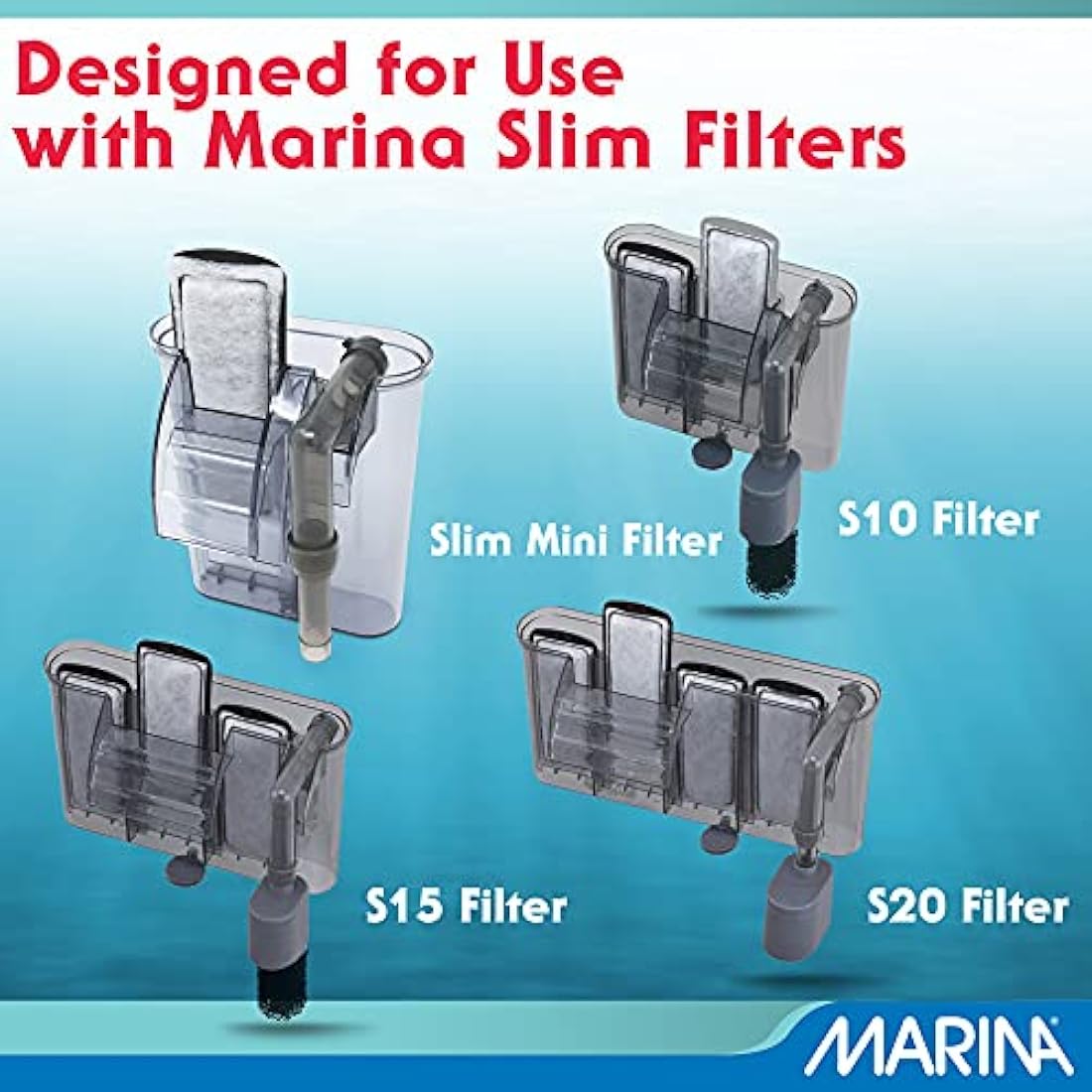 Marina Bio-Carb Carbon Slim Filter Tropical Cartridge, Pack of 3,Small