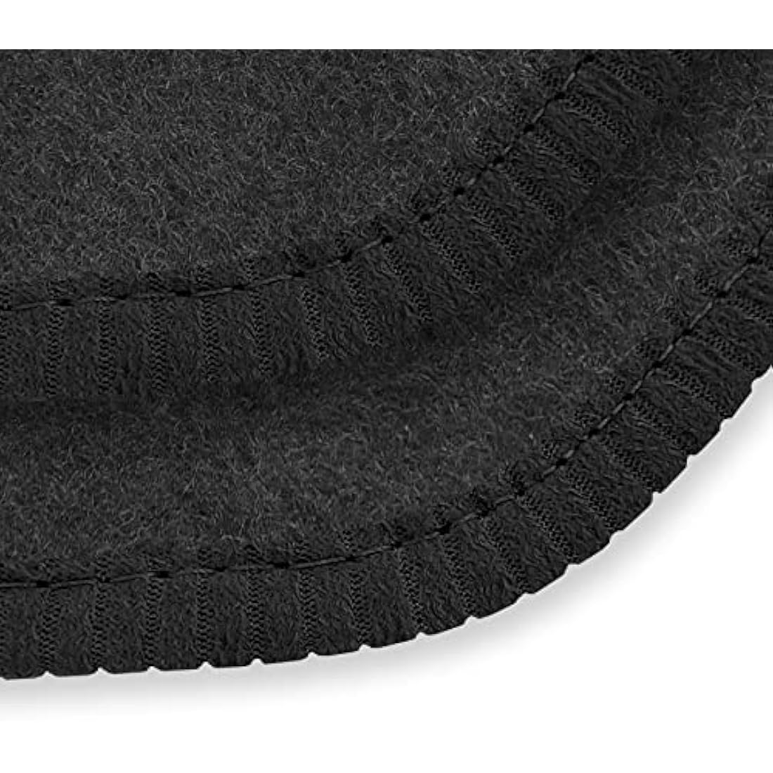 Car Mats FOR Vauxhall Corsa F (non-electric) 2019+ Charcoal Carpet & Black Ribbed Trim & Black Full Width Heel Pad [SAPP-2466]