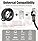 Outdoor Ethernet Cable 100m, Bulk Long Internet Cable 100m Cat 6, 23AWG High Speed Network Cable 1000Mbps 250MHz, Weatherproof Installation LAN Cable CCA UTP Gigabit Black, for Router Switch Modem PC
