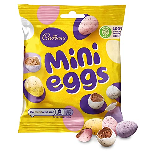 Cadbury Mini Eggs Milk Chocolate Easter Eggs, 80 g (Pack of 1)