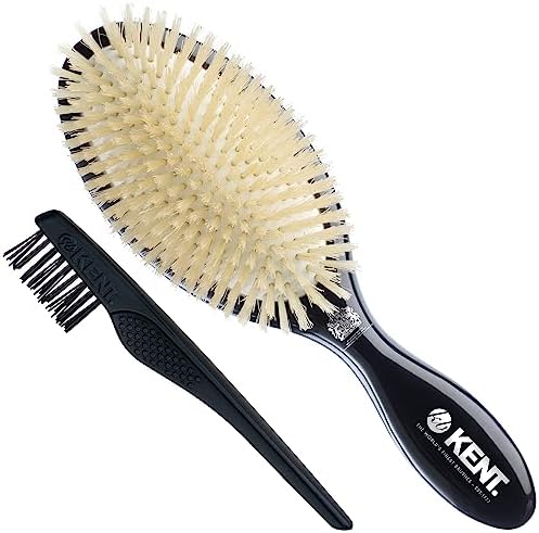 Kent Large Pure Soft White Bristle Cushioned Brush - CSGL (PACK OF 1)