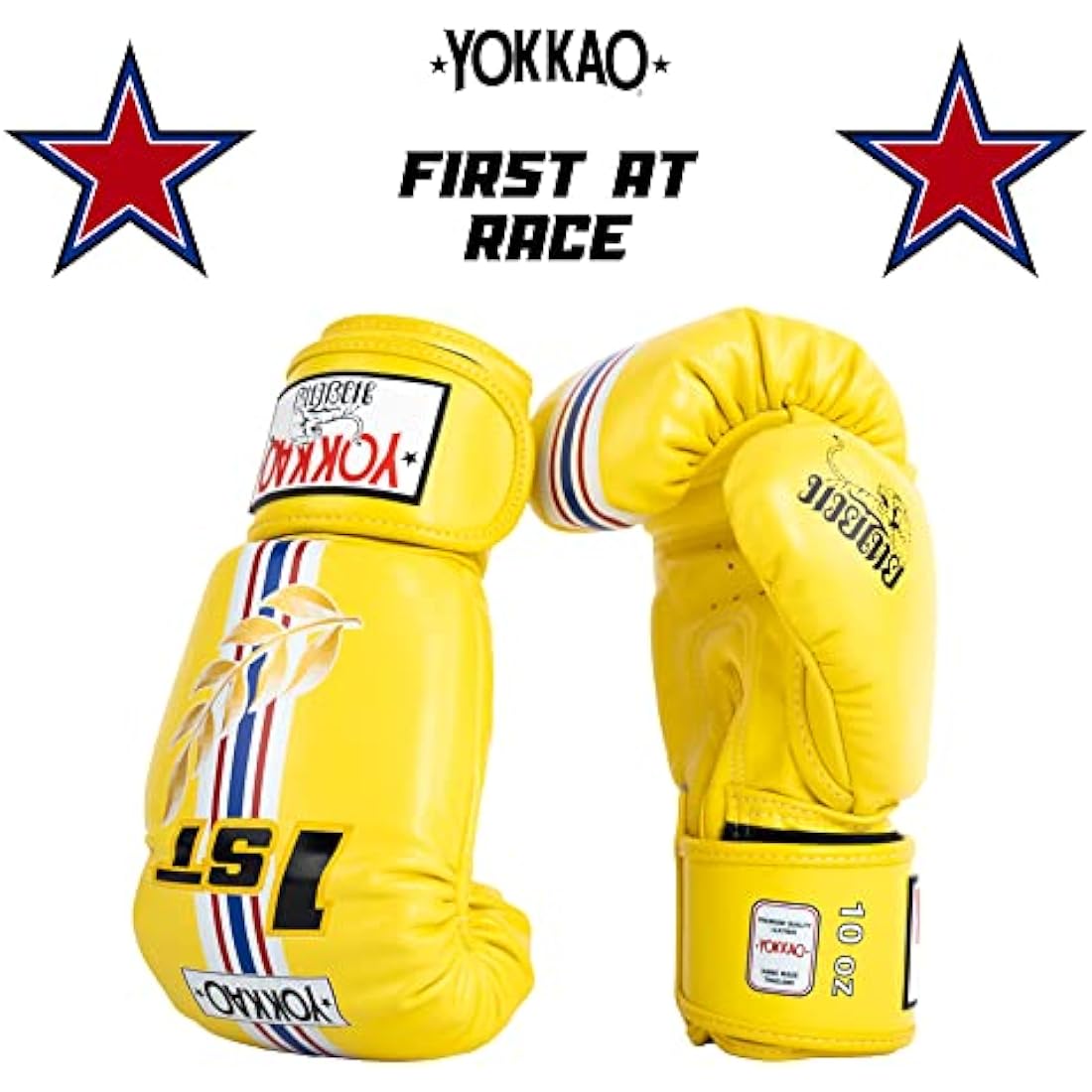 YOKKAO Design Breathable Muay Thai Boxing Glove | Premium Leather Training and Sparring Gloves for Men and Women | Winning Boxing Gloves | Punching Gloves
