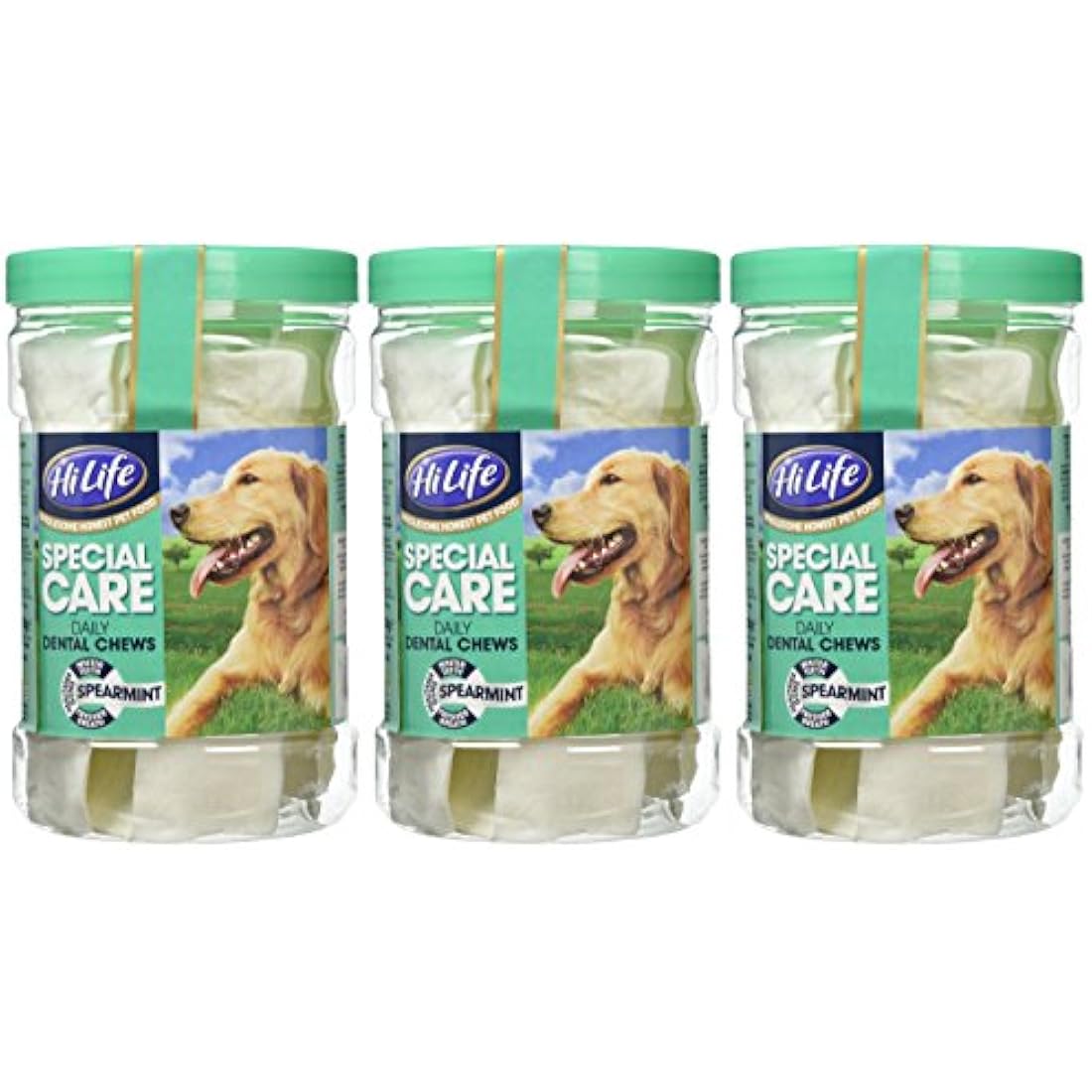 Special Care Spearmint Flavour Daily Dental Chews for Dogs, For Healthier Gums, Whiter Teeth & Fresher Breath, Help Reduce Tartar Build Up (36 Chews)