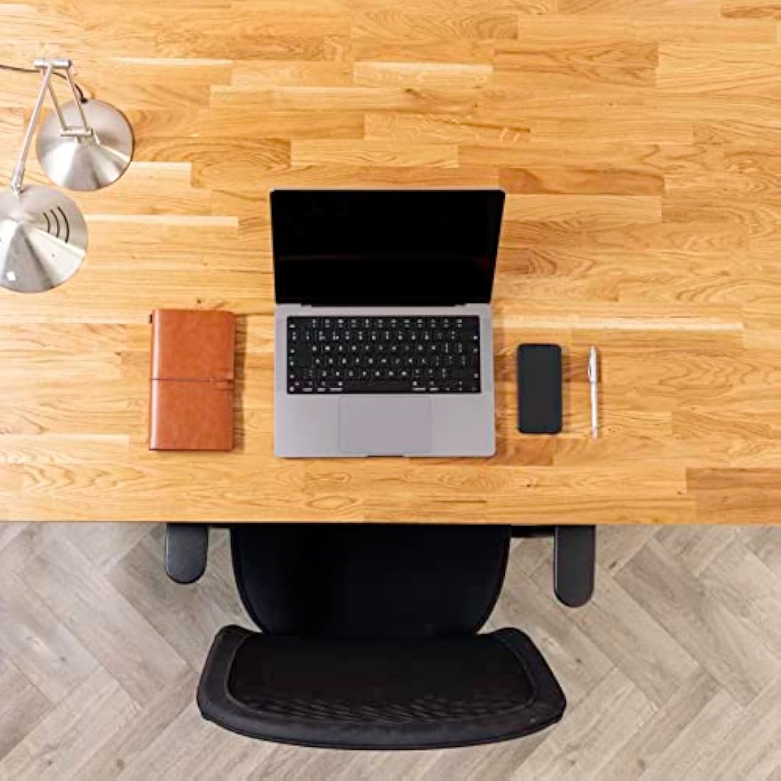 domli Solid Wood Oak Office Desk Top | 1500mm x 800mm x 27mm | Premium European Wooden Rectangular Tabletop | Timber Worksurface Large Tabletop Worktop Desktop Countertop