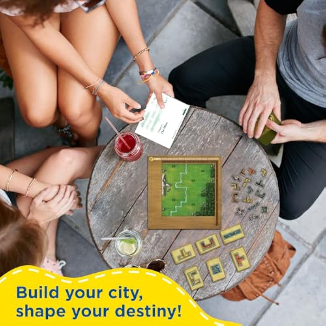 Thames & Kosmos My City - Manifest Your Destiny, Decision-Making Board Game, Board Games for Family Night, Ideal for Adults and Kids, For 2 to 4 Players, Age 10+