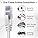 Mr. Tronic Bulk Cat 5E Ethernet Cable 305m, High Speed LAN Ethernet Network Cable, 305m Bulk Cat5E Internet 1 Gbps, 100 MHz, ADSL AWG24, UTP CCA (305 Meters, Grey)