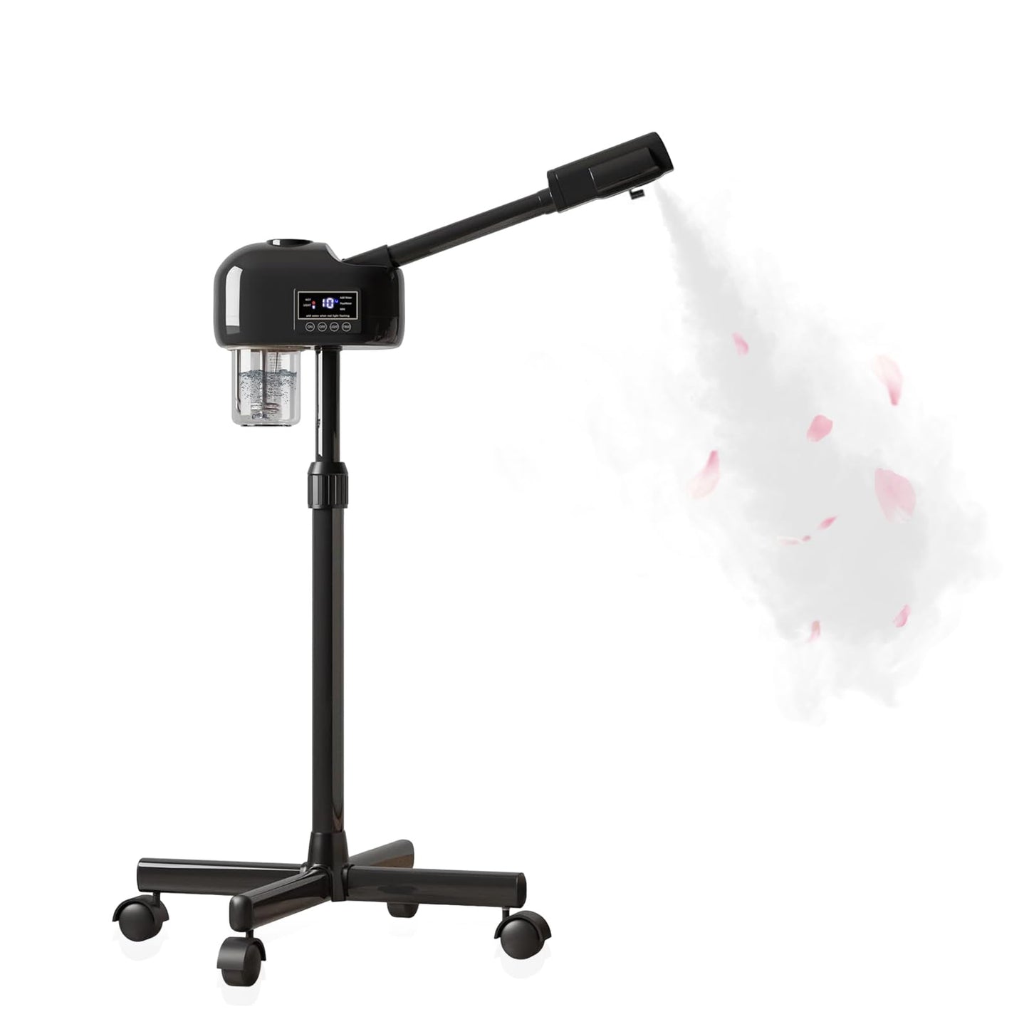 Hovinke Professional Facial Steamer for Estheticians, Hot Mist & Ionic Ozone, Vaporizador Facial Profesional Steamer On Wheels for Home Use & Spa