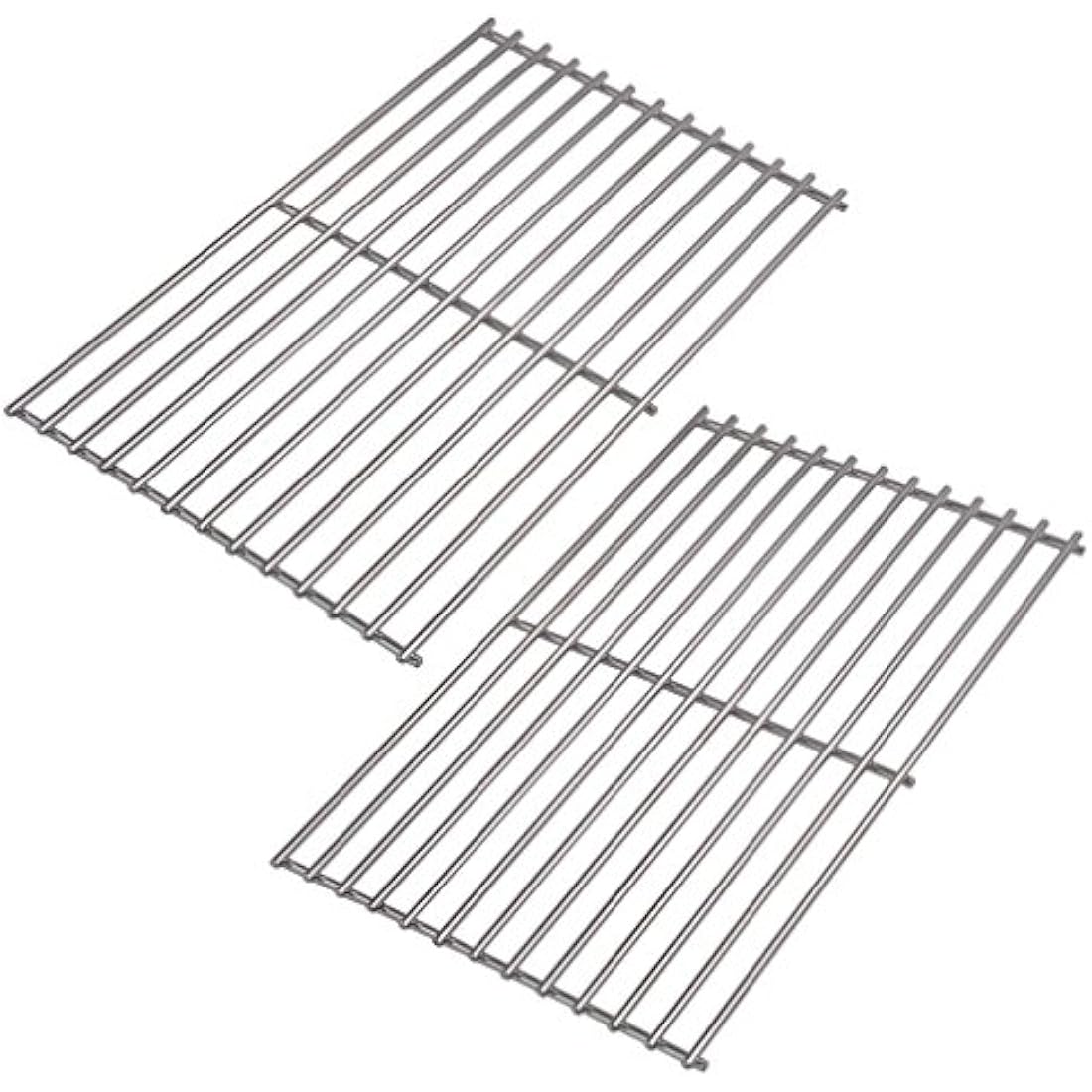 Onlyfire Replacement BBQ Stainless Steel Cooking Grates Fit for Tepro Toronto, Schwarz Model Grills,Set of 2