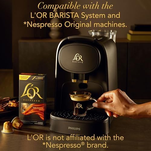 L'OR Espresso Vanilla Flavour - Aluminium Coffee Capsules (Pack of 10, Total 100 Capsules)