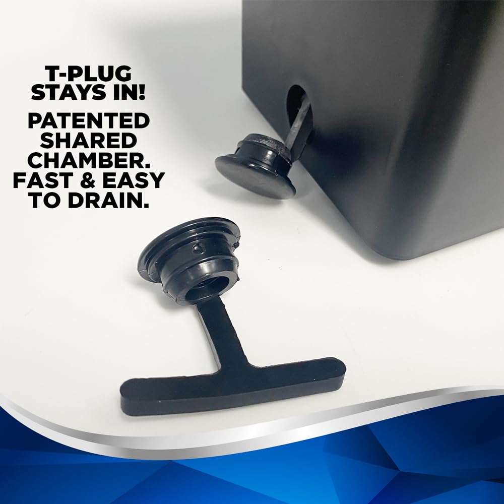 Club Clean - Ball And Club Cleaner With Universal Bracket For Golf Car,Black