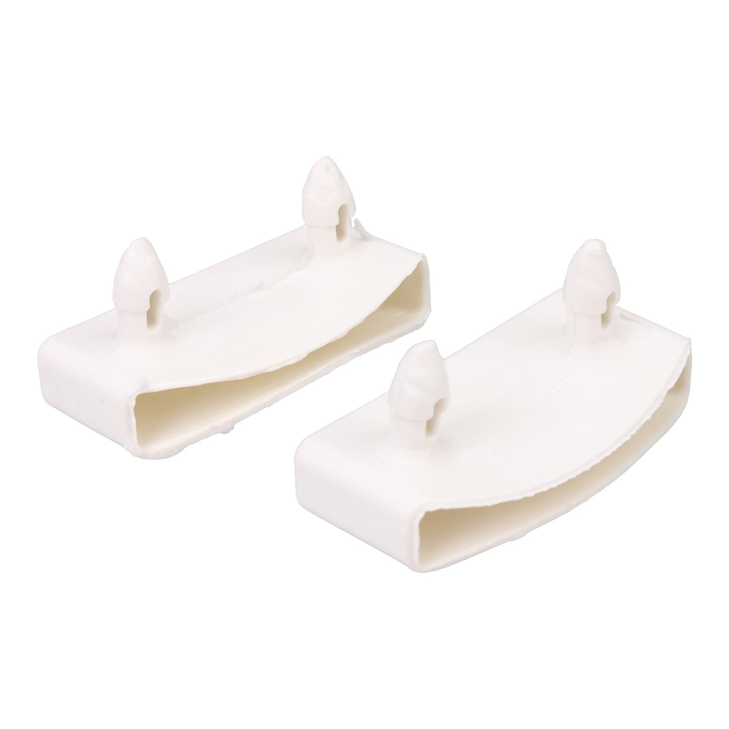 Mxfans 30 x White Inner Length 55mm Plastic Bed Slat End Caps Holders Accessories