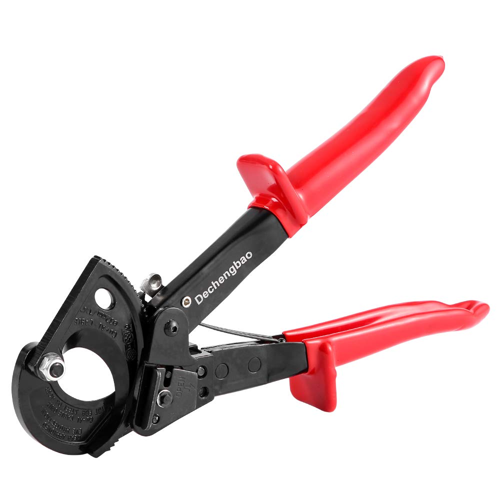 Cable Cutter,HS325A Heavy Duty Aluminum Copper Ratchet Cable Cutter, Cut up to 240mm? Ratcheting Wire Cutter (HS325A)