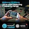 SeeSii TinySA Ultra+ ZS406 Spectrum Analyzer, 4.0 Inch 100kHz to 5.4GHz Handheld Tiny Frequency Analyzer with 32Gb Card, 2-in-1 Signal Generator MF/HF/VHF UHF Input,V0.4.6.1,2025 Upgraded