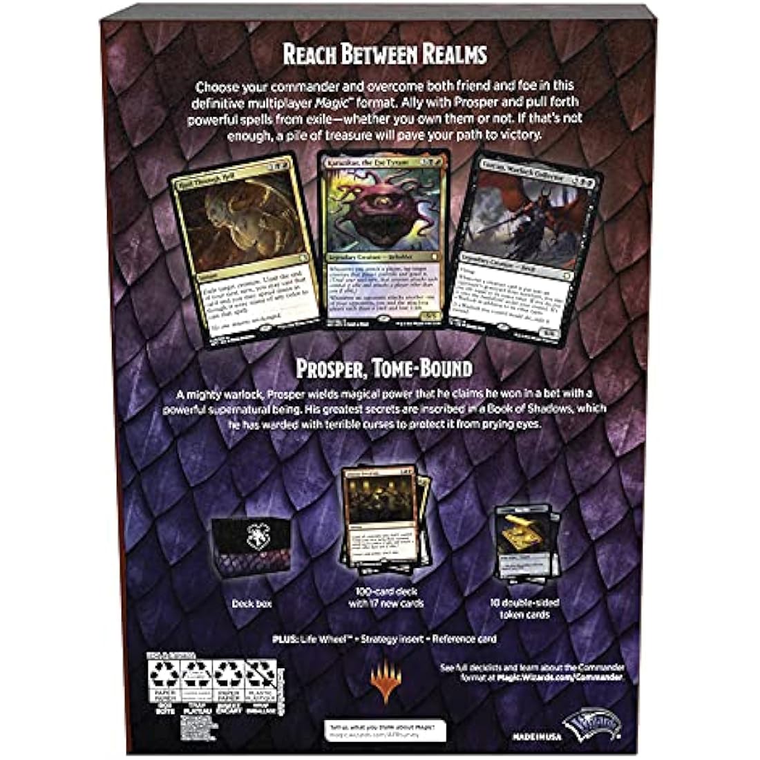 Magic: The Gathering Adventures in the Forgotten Realms Commander Deck – Planar Portal (Red-Black)
