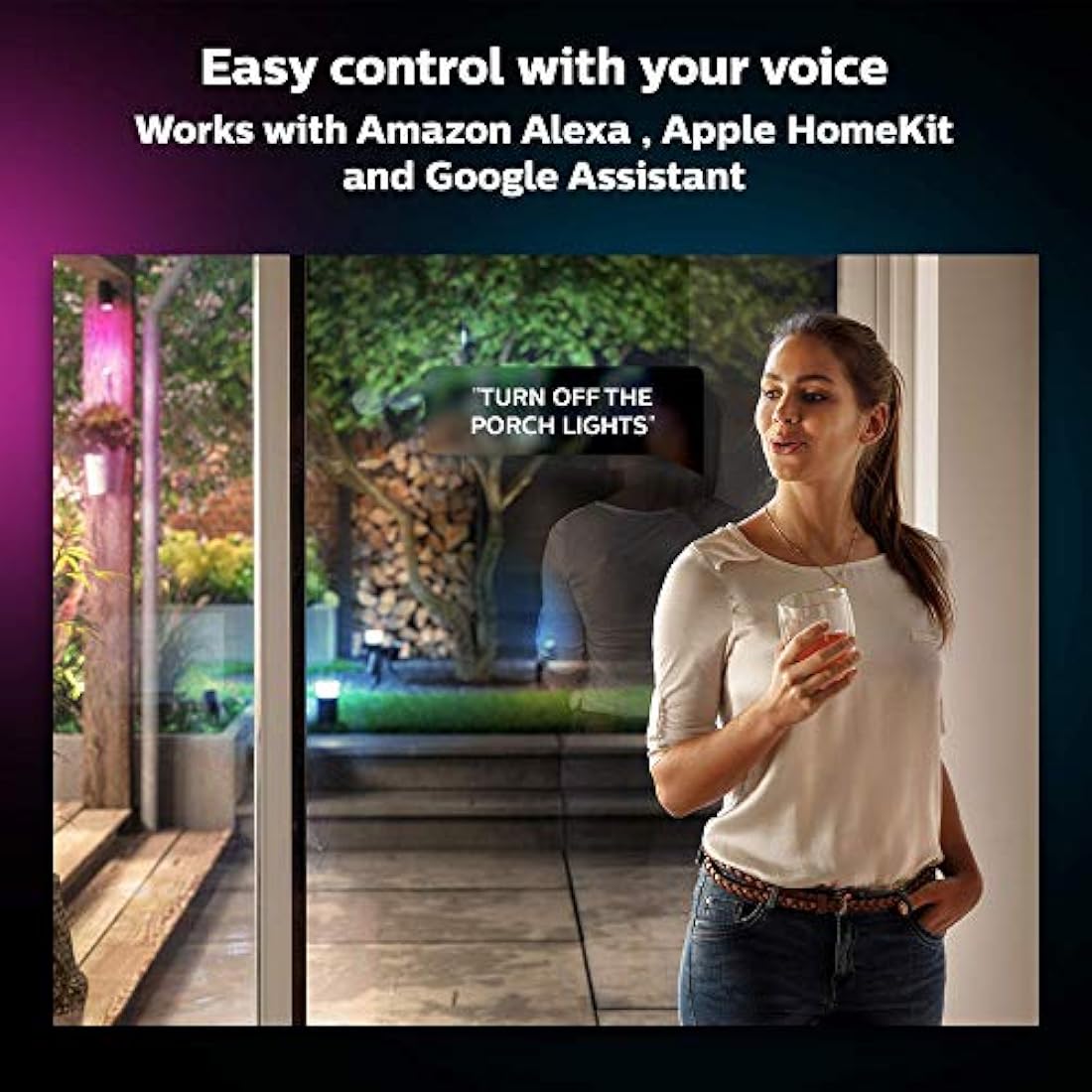 Philips Hue White and Colour Ambiance Outdoor Lightstrip [2M] Smart LED Lightstrip, Requires a Hue Bridge (Sold Separately), Works with Alexa, Google Assistant and Apple HomeKit, packaging may vary