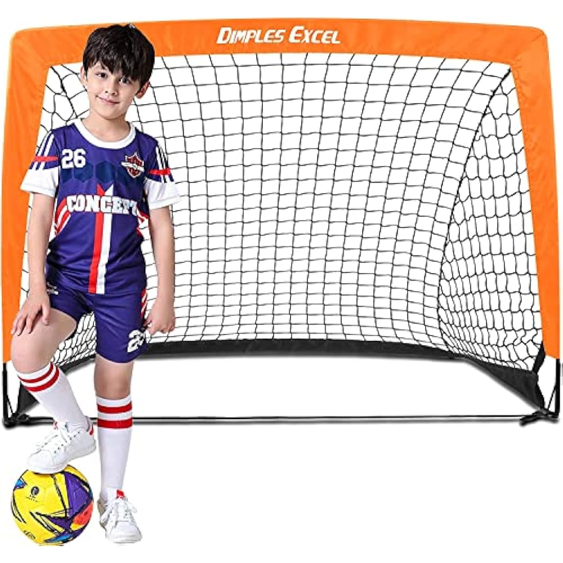 Dimples Excel Football Goal Net for Garden and Outdoor Football Training for Football Lovers