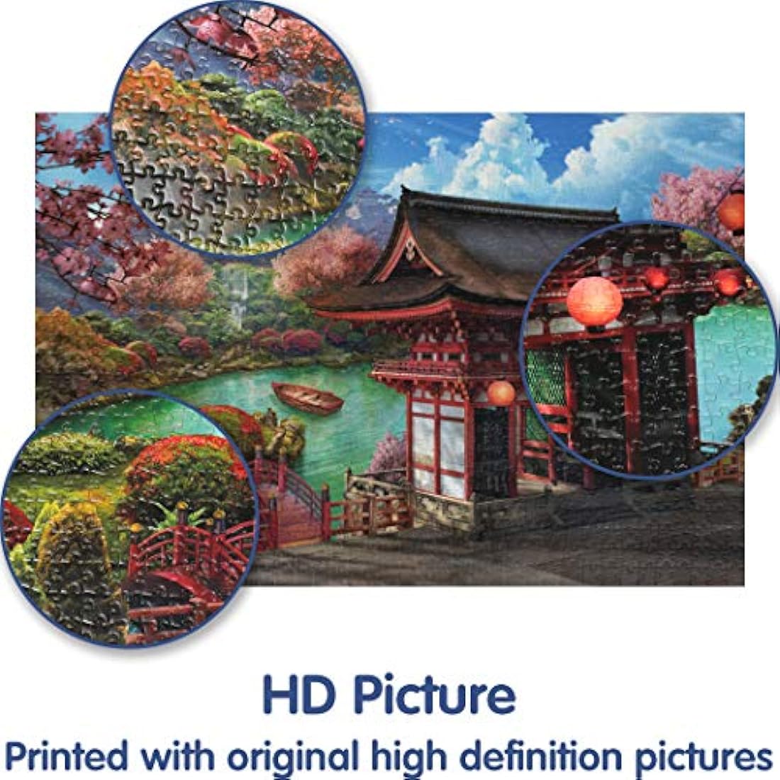 Tektalk 1000 Piece Puzzles for Adults Jigsaw Puzzles for Adults (Kiyomizu Temple)