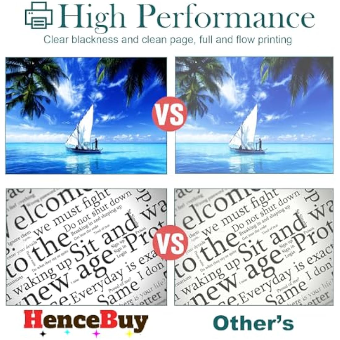 HenceBuy TN-243CMYK Toner Cartridge Multipack Compatible for Brother TN243CMYK TN247 TN243 for DCP-L3550CDW HL-L3210CW HL-L3230CDW MFC-L3710CW MFC-L3750CDW Cyan Magenta Yellow Black (5-Pack)