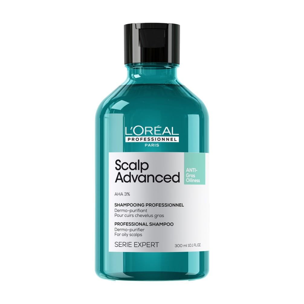 L'Or?al Professionnel Scalp Advanced Anti-Oiliness Dermo-Purifier Shampoo, For Oily, Greasy Hair, Serie Expert, 300ml