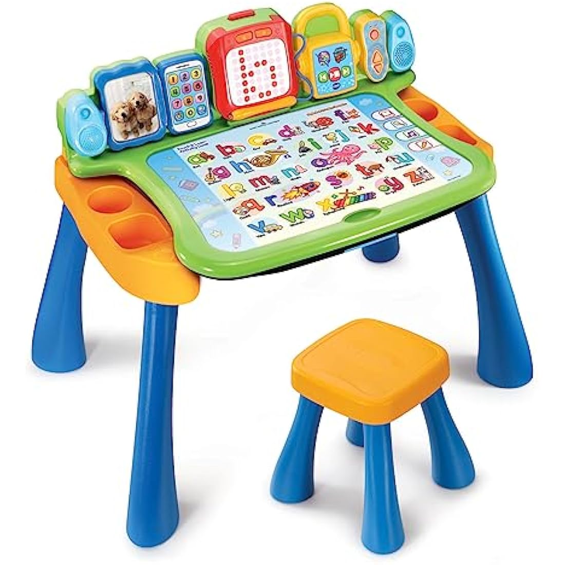 VTech Touch and Learn Activity Table - Musical Kids Desk with Letters, Phonics, Numbers, Music, Shapes, Animals and More - ages 3, 4 & 5 Year Olds, English Version