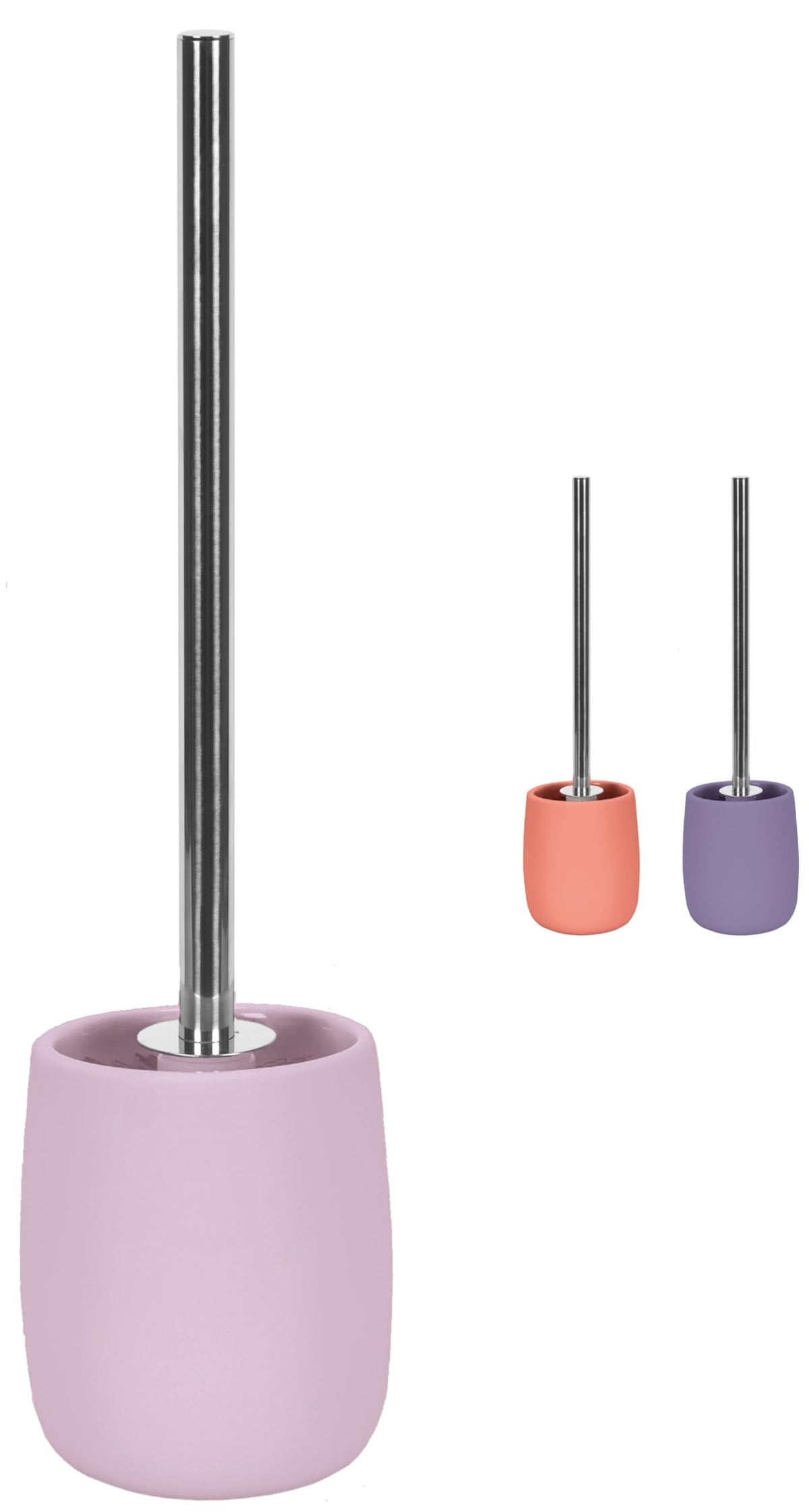 KW Luxury Ceramic/Porcelain/Stoneware Toilet Brush and Holder (Lavender)